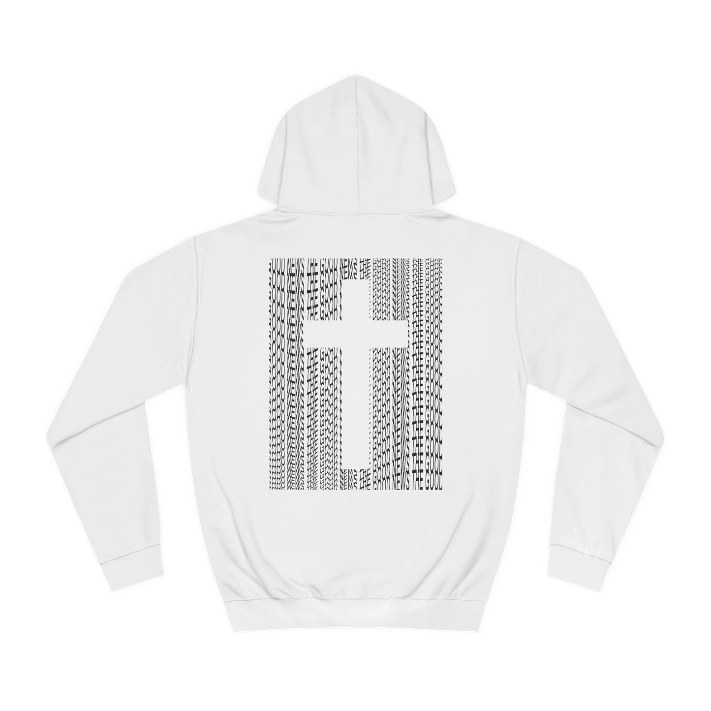 THE GOOD NEWS hoodie | WHITE / BLACK