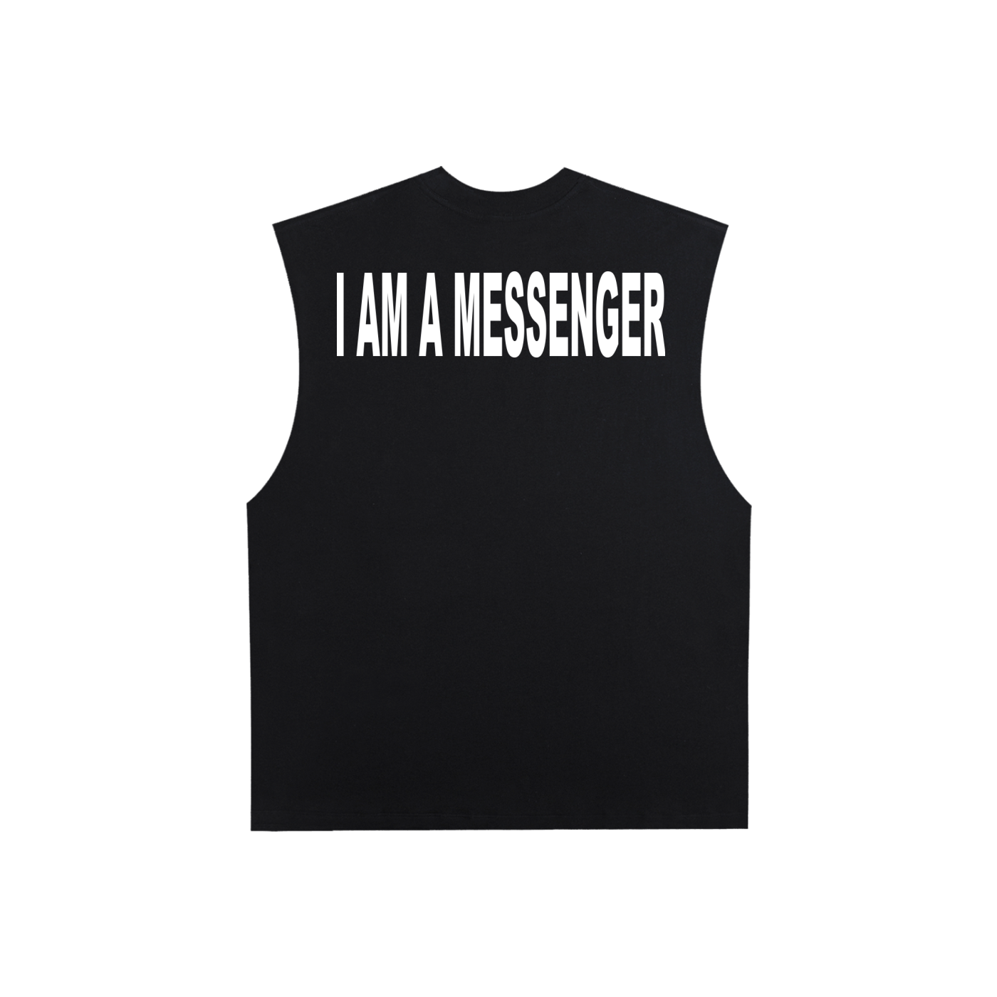 I AM A MESSENGER black tank top