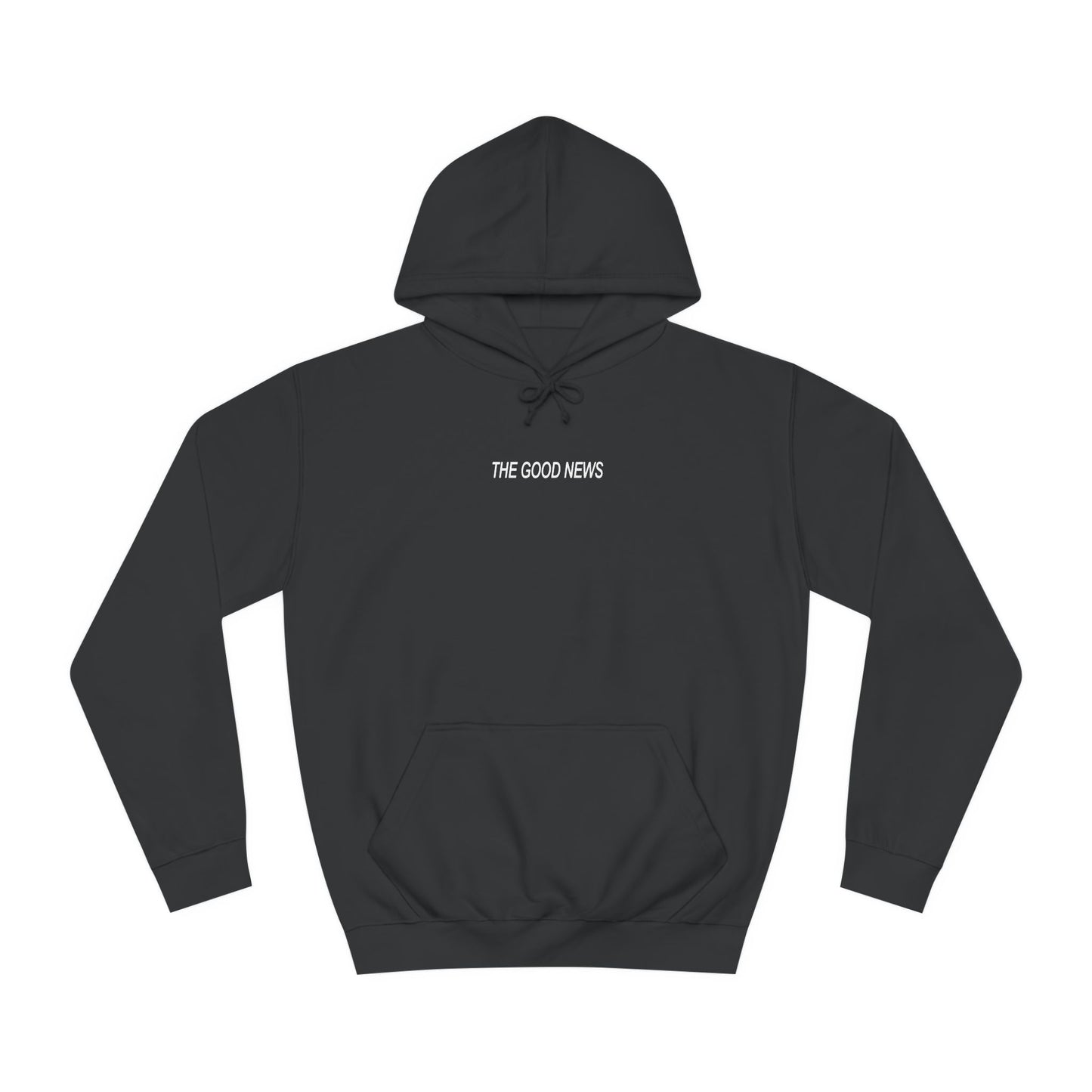 THE GOOD NEWS hoodie | WHITE / BLACK