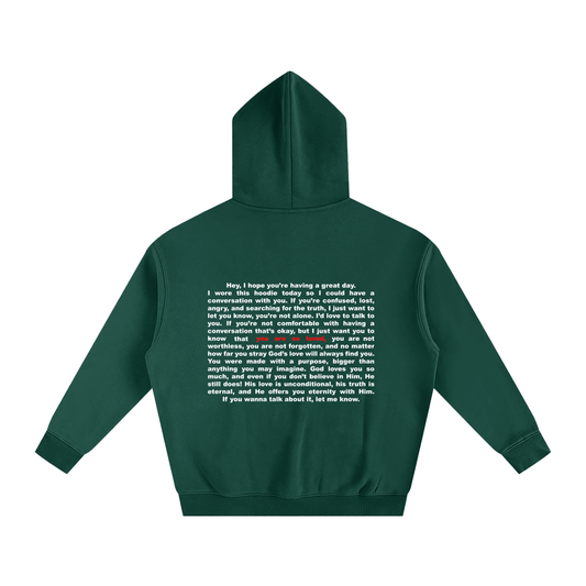 ASK ME WHY eden green hoodie