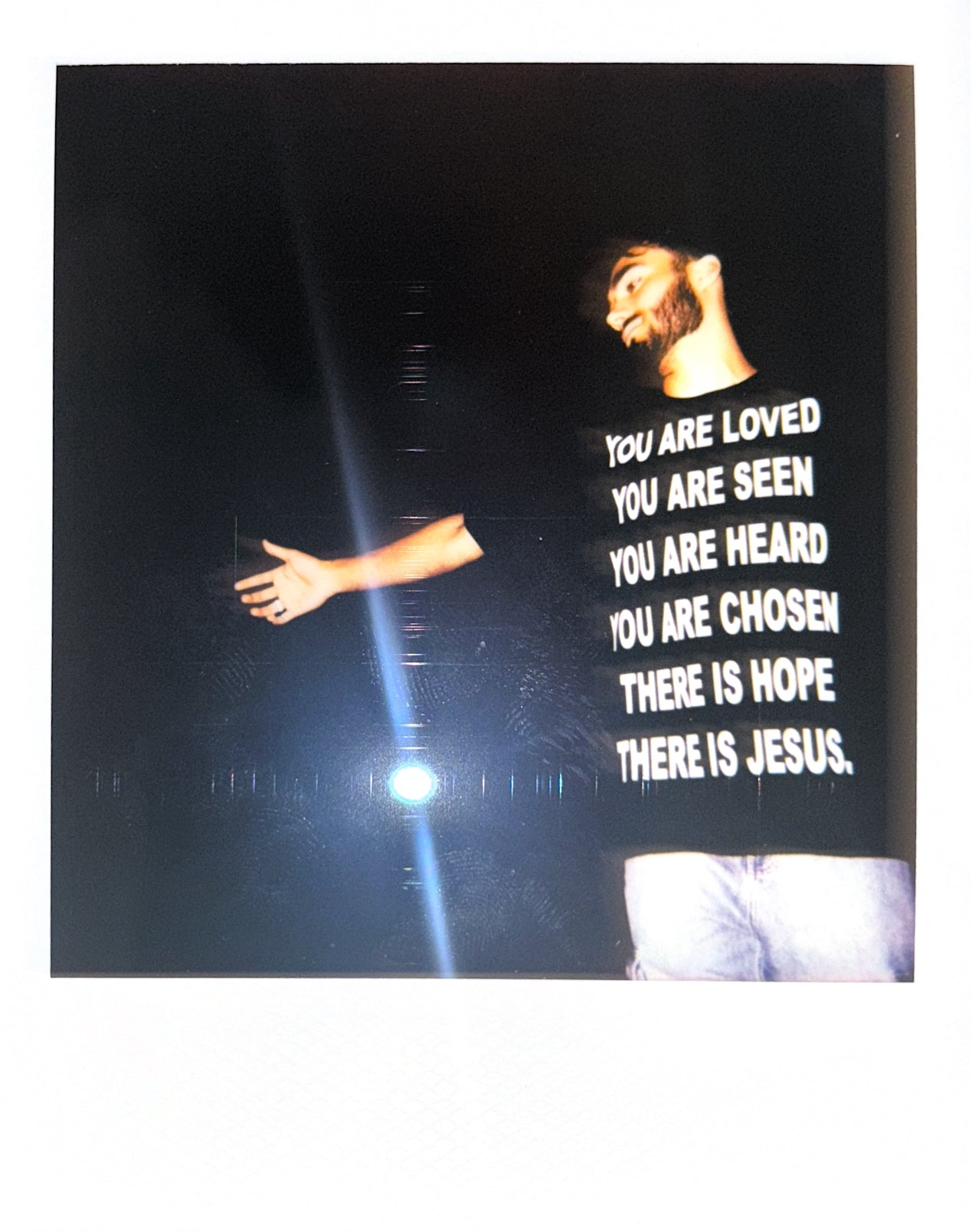 I AM A MESSENGER black tee