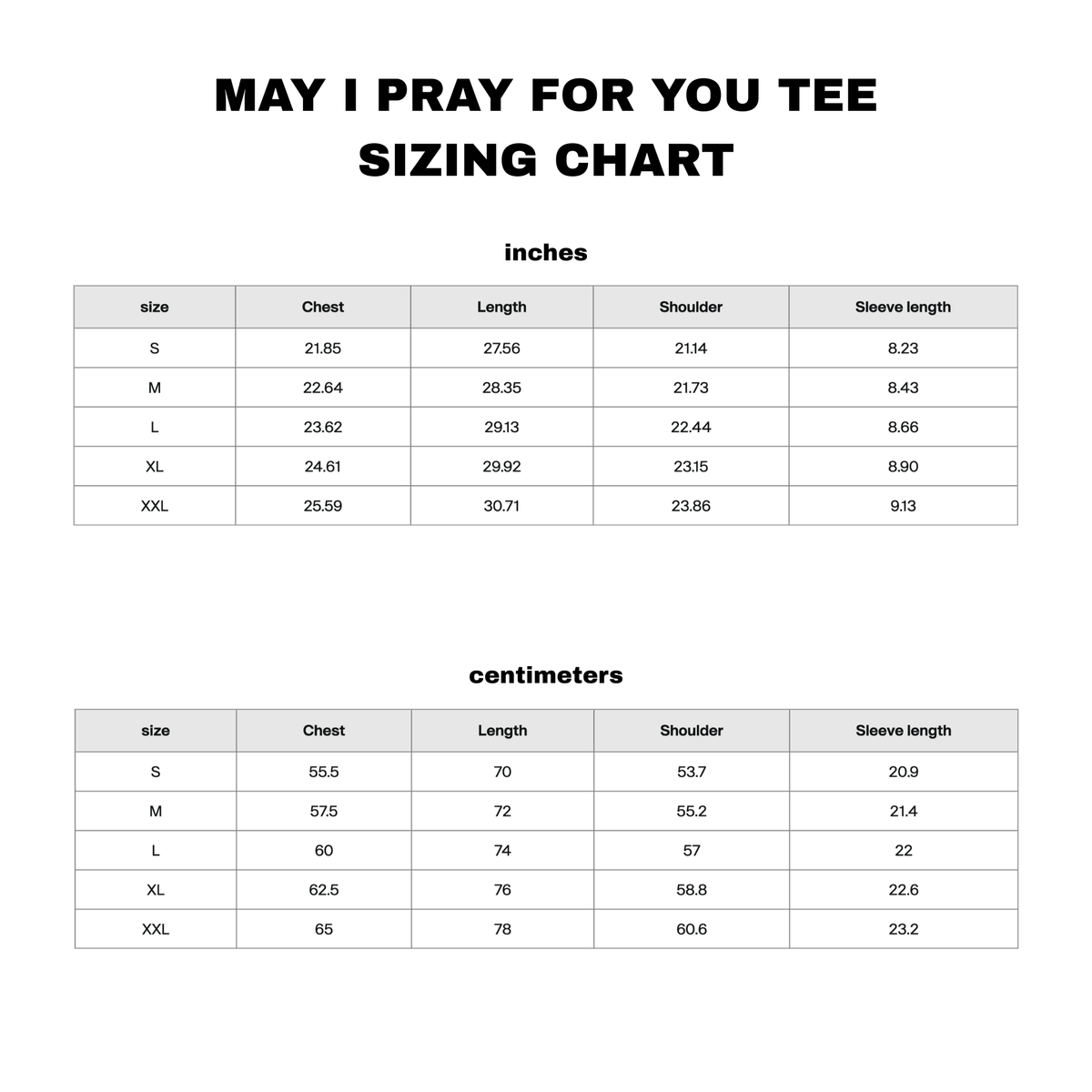 MAY I PRAY FOR YOU black tee