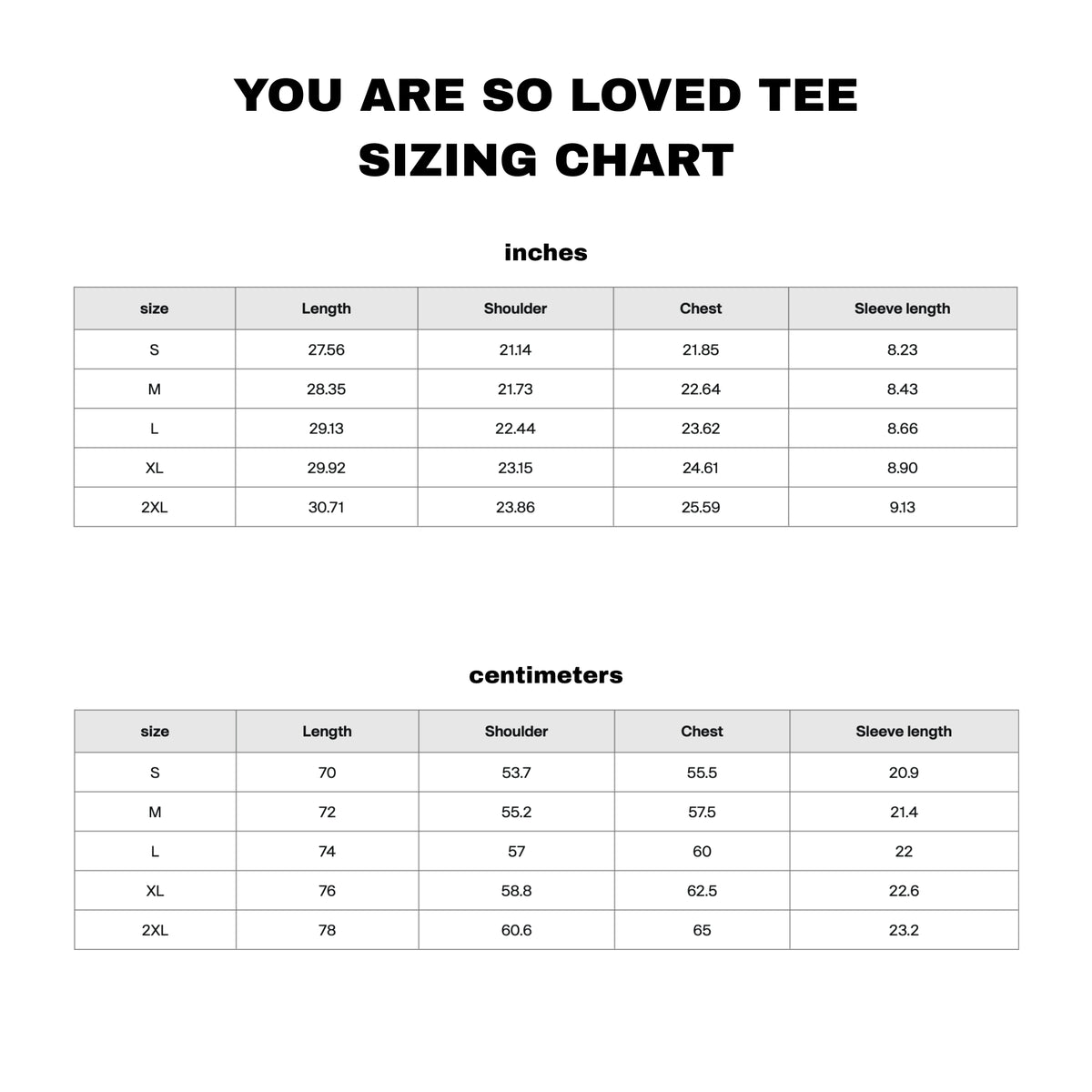 YOU ARE SO LOVED splatter tee
