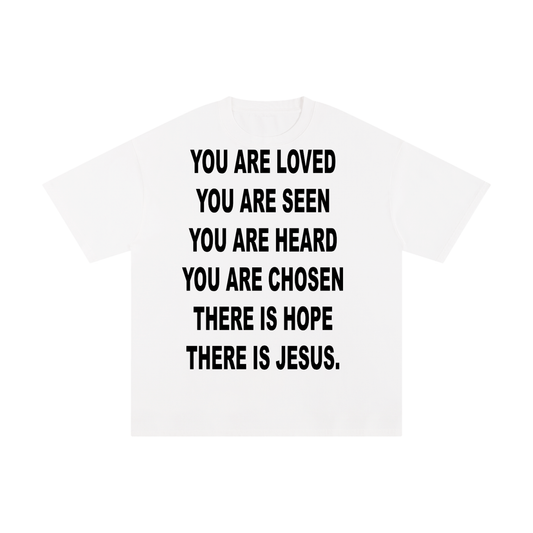 I AM A MESSENGER white tee