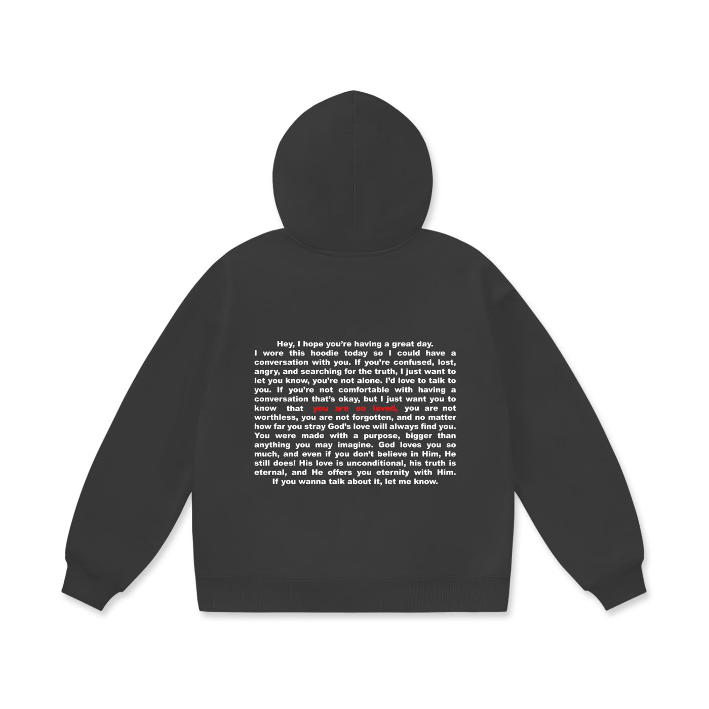 [PREMIUM HEAVYWEIGHT] ASK ME WHY charcoal hoodie