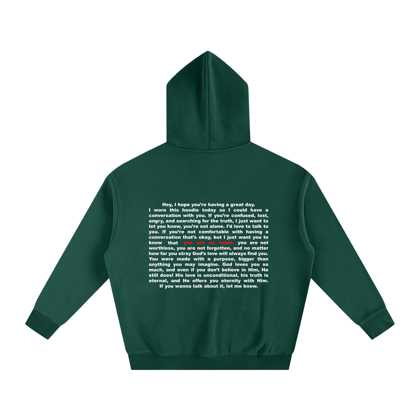 ASK ME WHY eden green hoodie