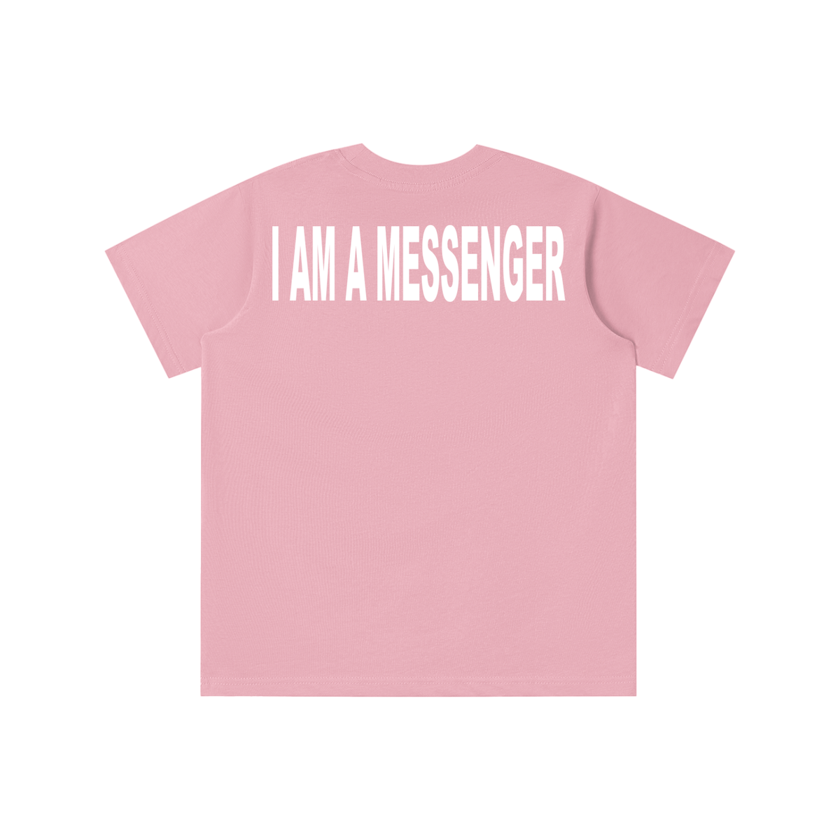 [KIDS] I AM A MESSENGER pink tee