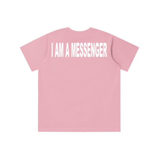 [KIDS] I AM A MESSENGER pink tee