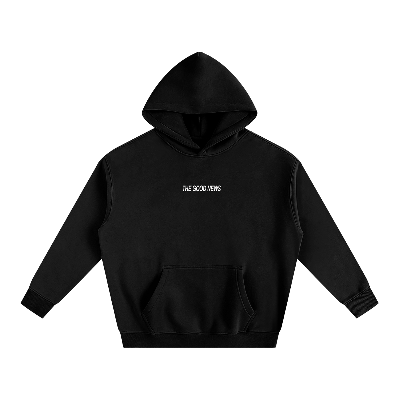 THE GOOD NEWS black hoodie