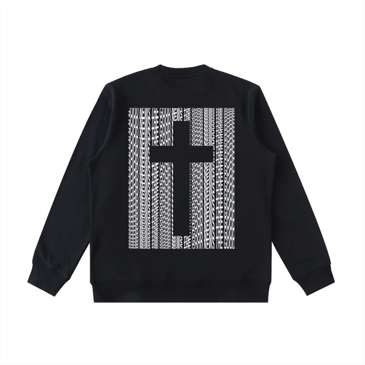 THE GOOD NEWS black sweatshirt