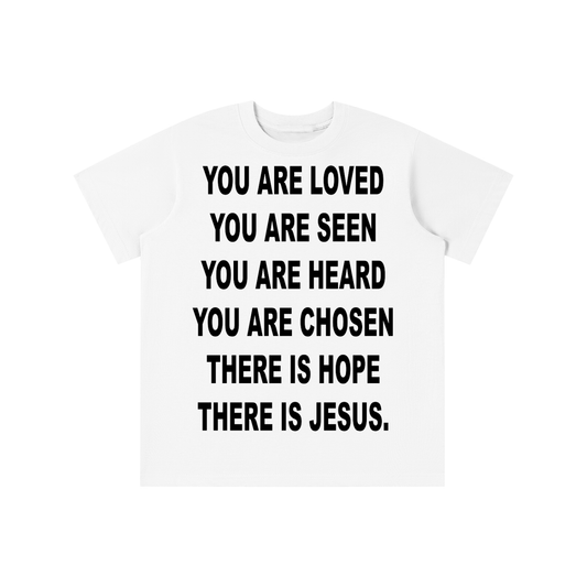 [KIDS] I AM A MESSENGER white tee