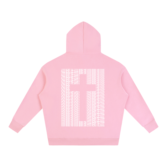 THE GOOD NEWS pink hoodie
