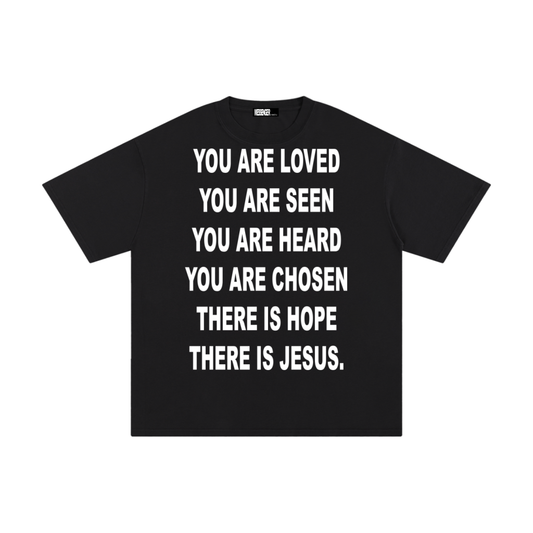 I AM A MESSENGER black tee